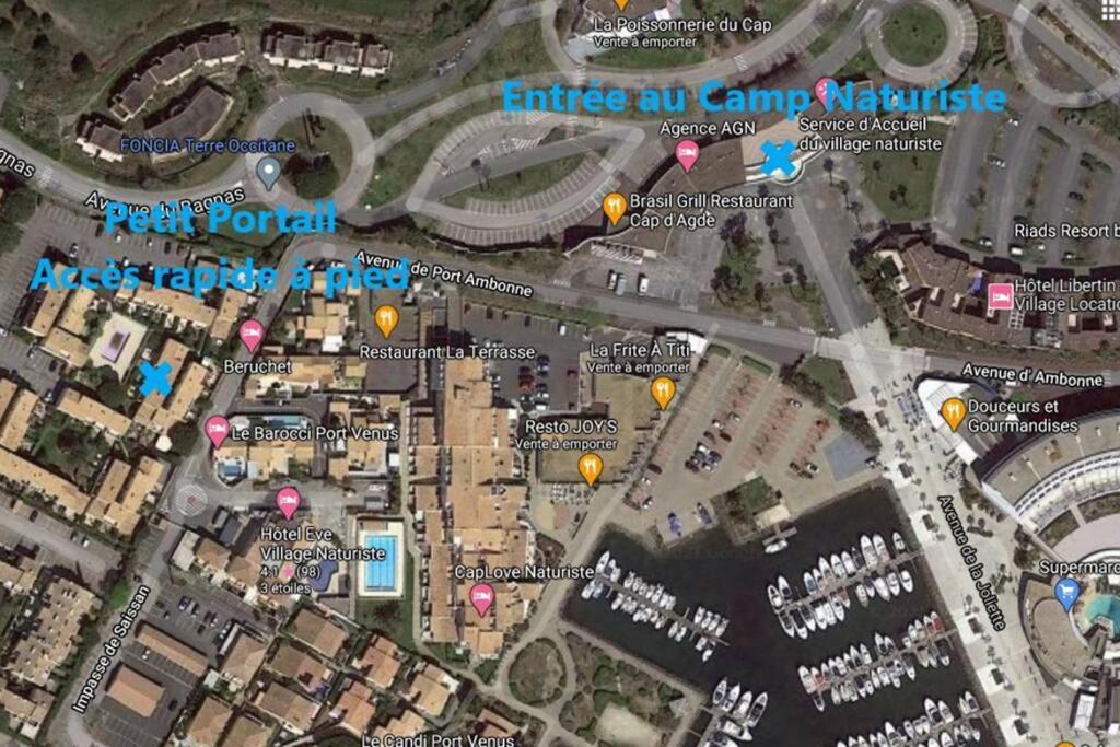 Cap D'Agde - Residence Estivales - Proche Naturiste - Terrasse - Wifi - Parking - Piscine - Clim 외부 사진